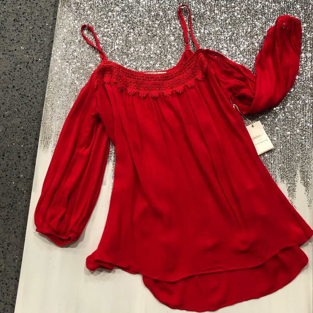 Forever 21 off the shoulder boho top - NEW w/ Tags